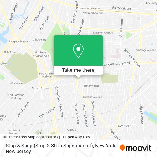 Mapa de Stop & Shop (Stop & Shop Supermarket)