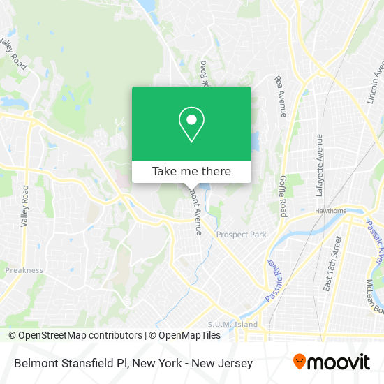Mapa de Belmont Stansfield Pl
