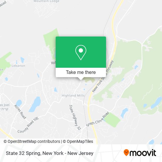 Mapa de State 32 Spring