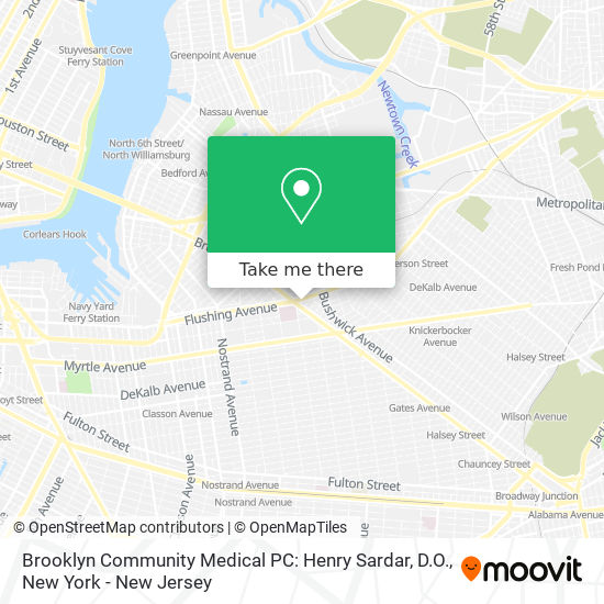 Brooklyn Community Medical PC: Henry Sardar, D.O. map