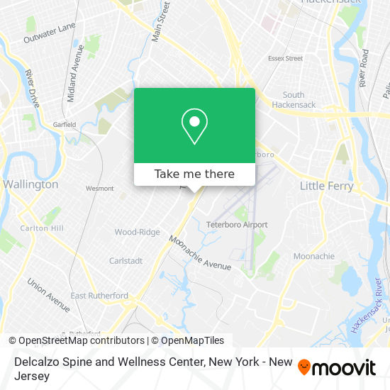 Delcalzo Spine and Wellness Center map