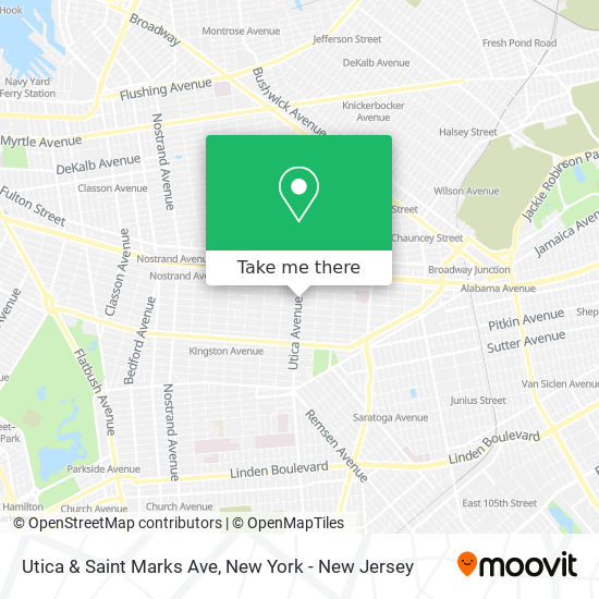 Mapa de Utica & Saint Marks Ave