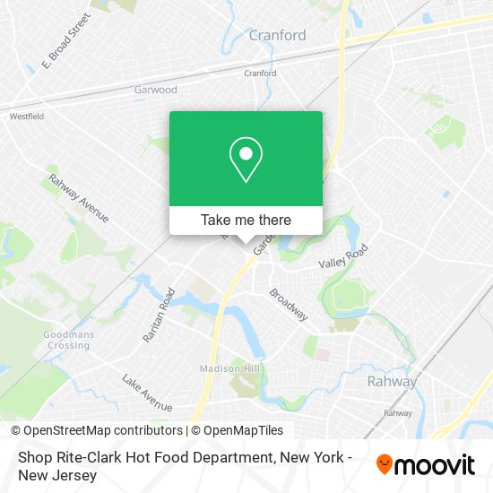 Mapa de Shop Rite-Clark Hot Food Department