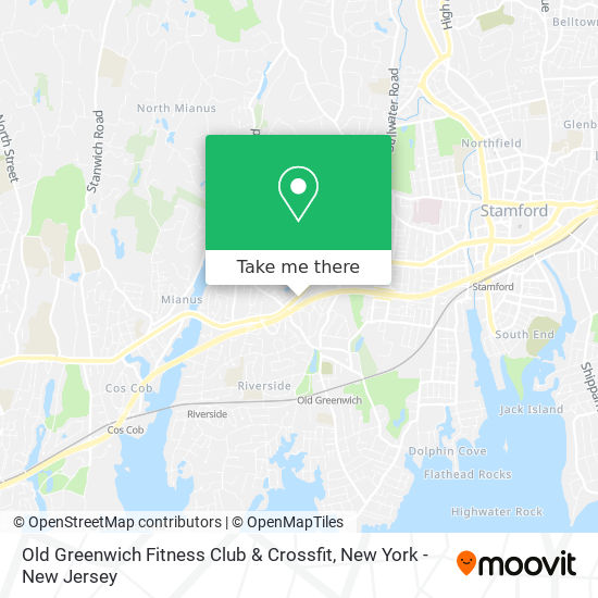 Old Greenwich Fitness Club & Crossfit map
