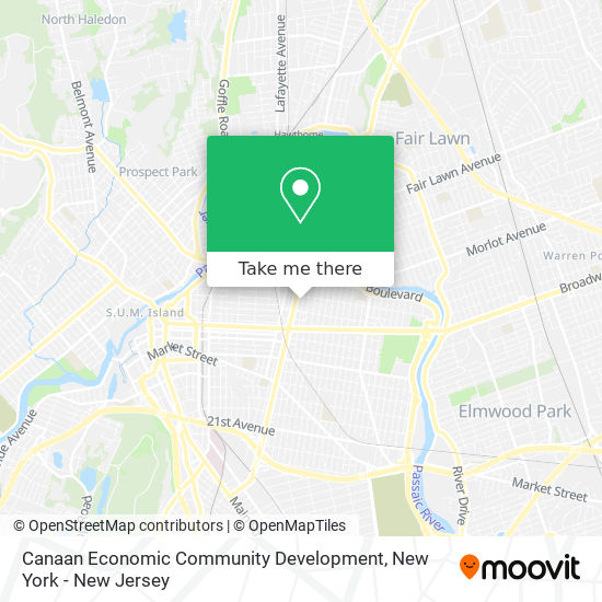 Canaan Economic Community Development map