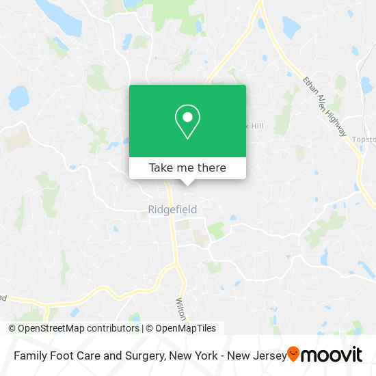 Mapa de Family Foot Care and Surgery