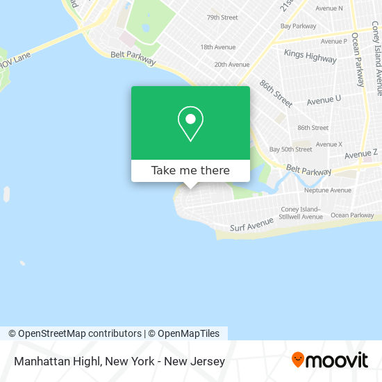Mapa de Manhattan Highl