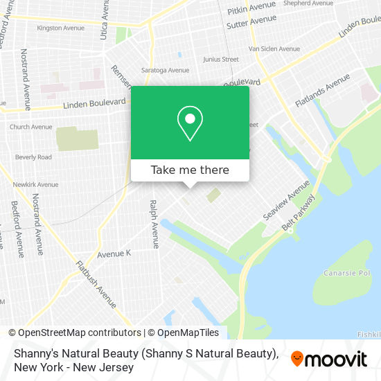 Shanny's Natural Beauty map