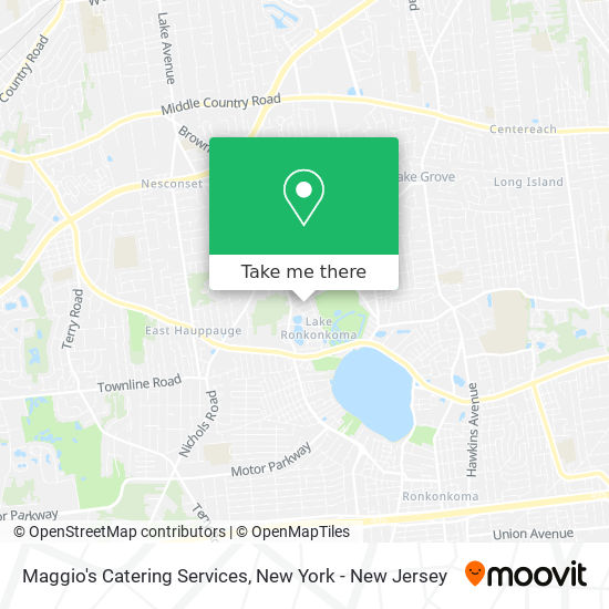 Maggio's Catering Services map