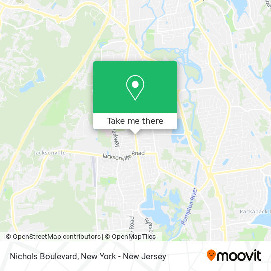 Nichols Boulevard map