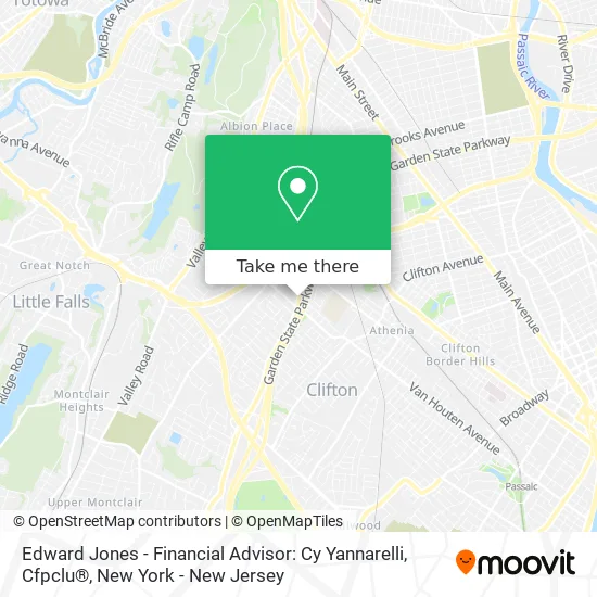Edward Jones - Financial Advisor: Cy Yannarelli, Cfpclu® map