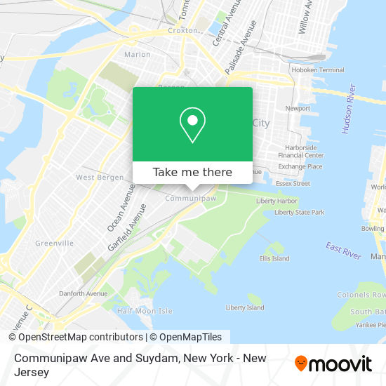 Mapa de Communipaw Ave and Suydam