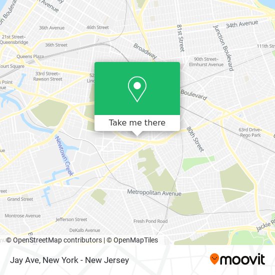 Mapa de Jay Ave