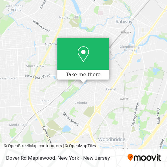 Mapa de Dover Rd Maplewood