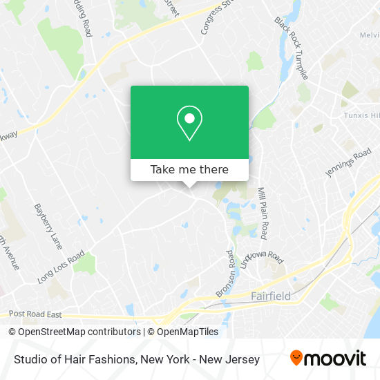 Studio of Hair Fashions map