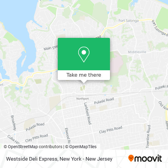 Mapa de Westside Deli Express