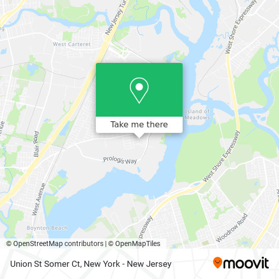 Mapa de Union St Somer Ct