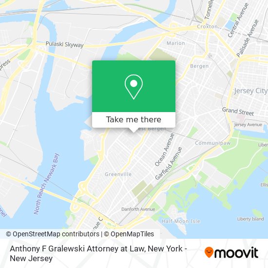Anthony F Gralewski Attorney at Law map