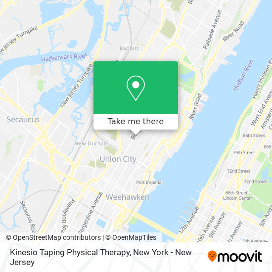Kinesio Taping Physical Therapy map