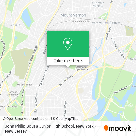 John Philip Sousa Junior High School map