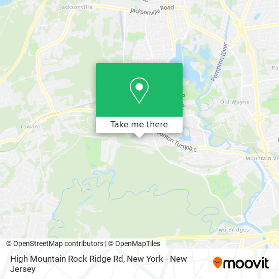 High Mountain Rock Ridge Rd map