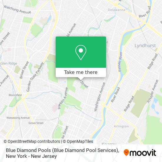 Mapa de Blue Diamond Pools (Blue Diamond Pool Services)