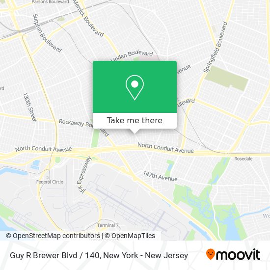 Mapa de Guy R Brewer Blvd / 140