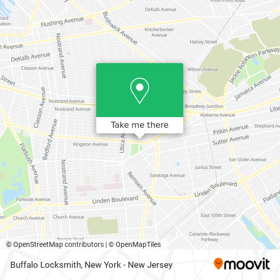 Buffalo Locksmith map