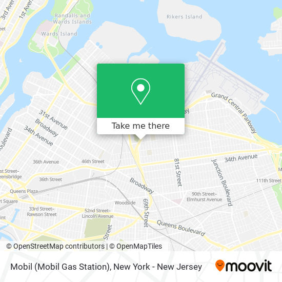 Mapa de Mobil (Mobil Gas Station)