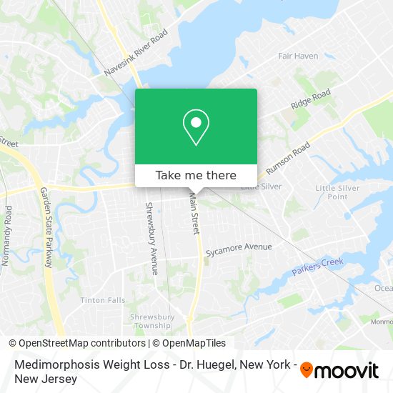 Medimorphosis Weight Loss - Dr. Huegel map