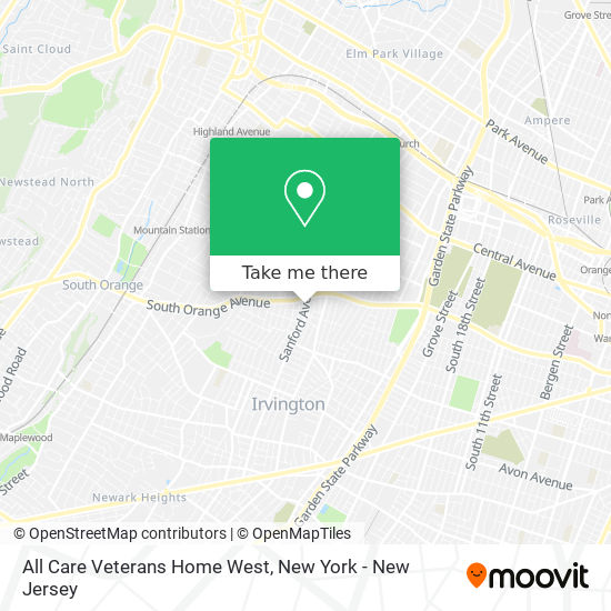 All Care Veterans Home West map