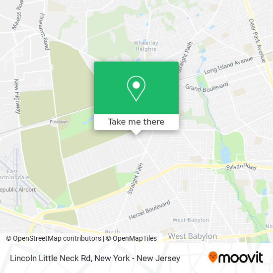 Lincoln Little Neck Rd map