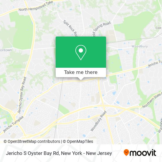 Mapa de Jericho S Oyster Bay Rd