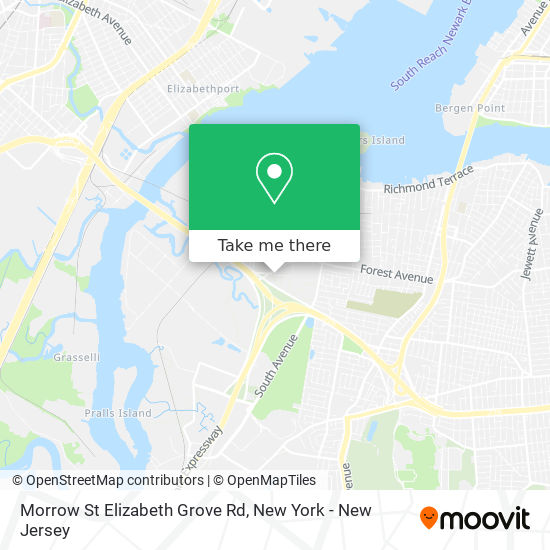 Morrow St Elizabeth Grove Rd map