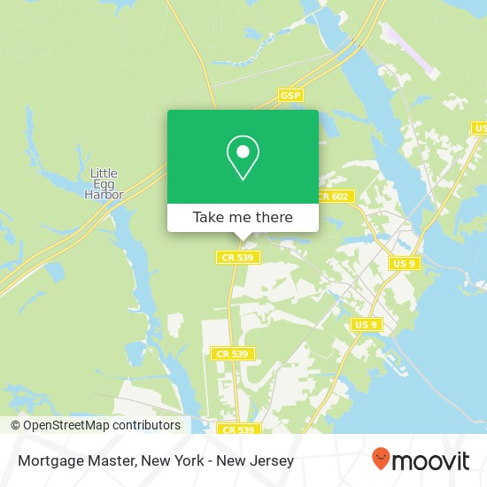 Mortgage Master, 1387 Route 539 map