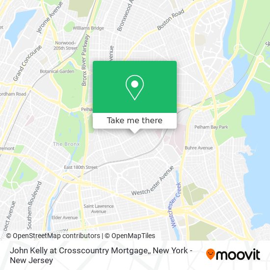 John Kelly at Crosscountry Mortgage, map