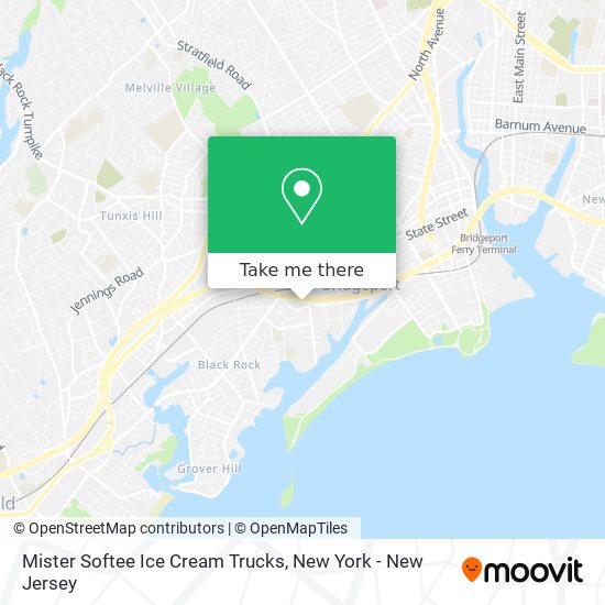 Mapa de Mister Softee Ice Cream Trucks