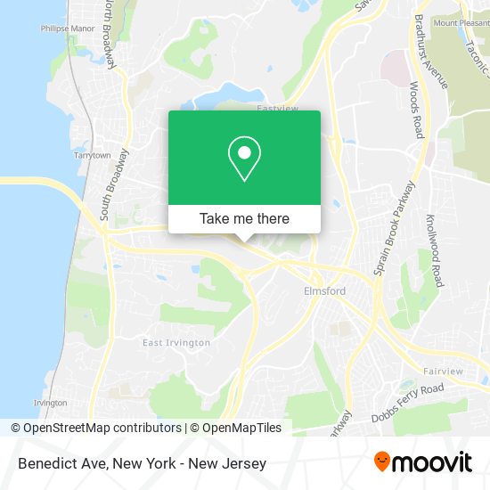 Mapa de Benedict Ave