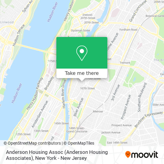 Anderson Housing Assoc (Anderson Housing Associates) map
