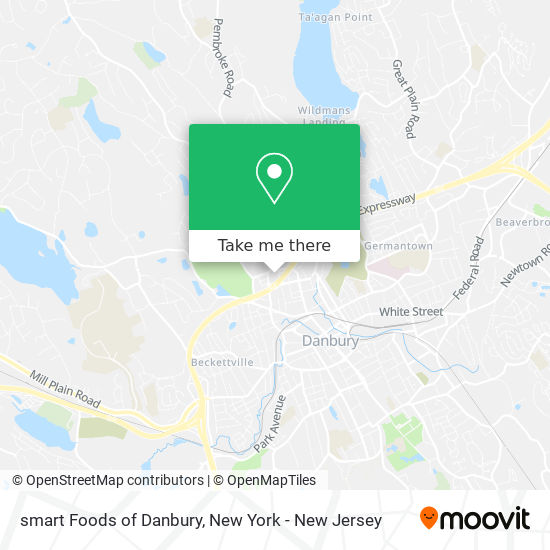 Mapa de smart Foods of Danbury