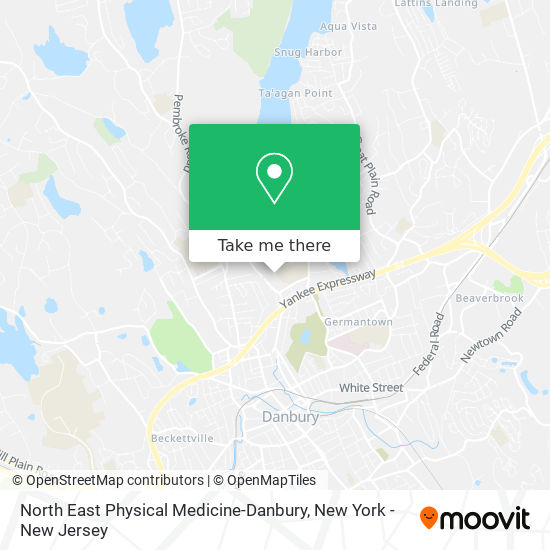 Mapa de North East Physical Medicine-Danbury