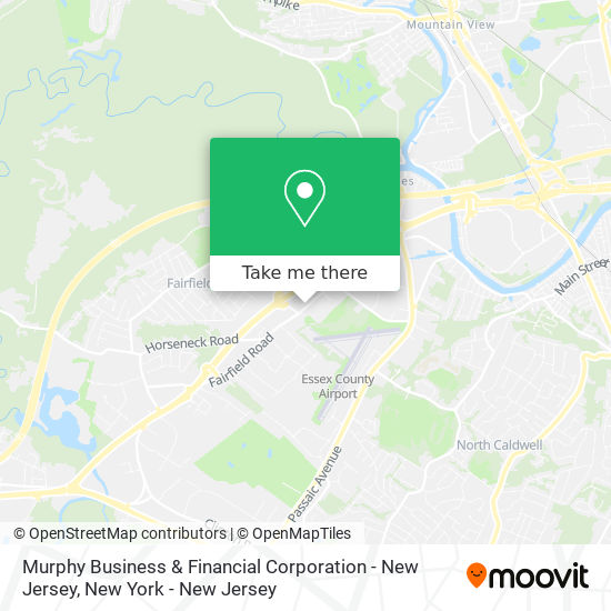Murphy Business & Financial Corporation - New Jersey map