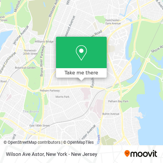 Mapa de Wilson Ave Astor