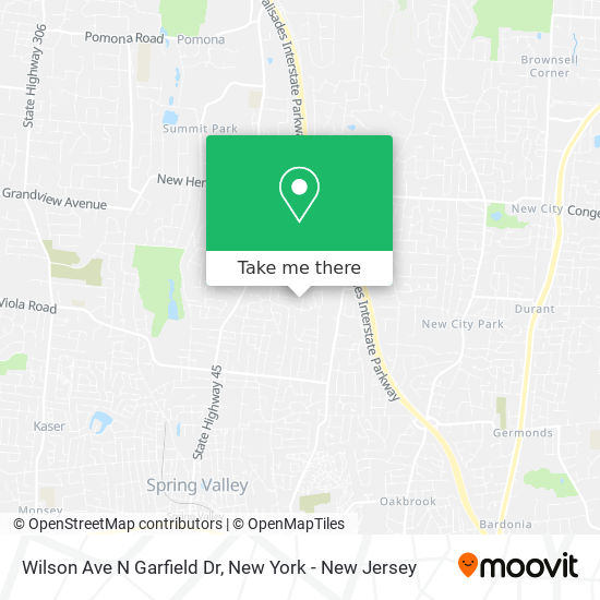 Mapa de Wilson Ave N Garfield Dr