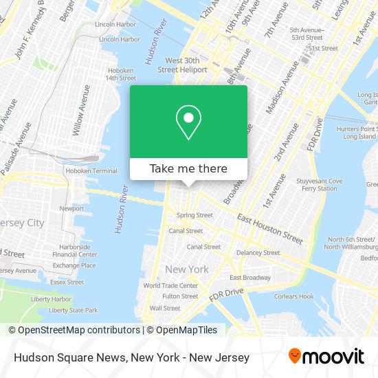 Mapa de Hudson Square News