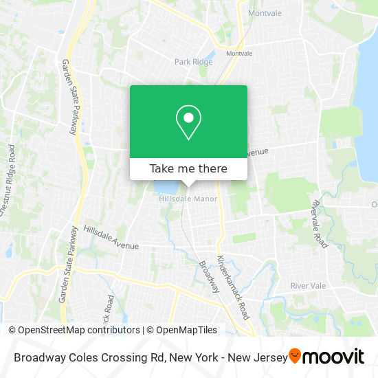 Mapa de Broadway Coles Crossing Rd