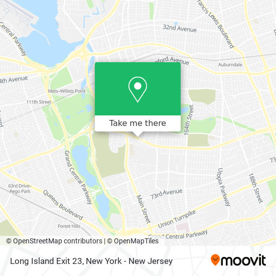 Mapa de Long Island Exit 23