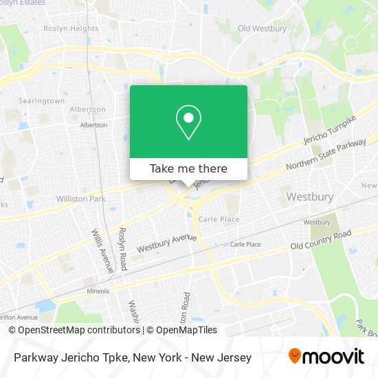 Parkway Jericho Tpke map