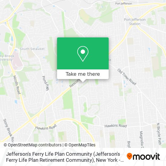 Jefferson's Ferry Life Plan Community map