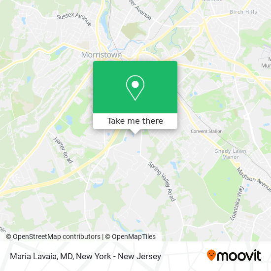 Maria Lavaia, MD map